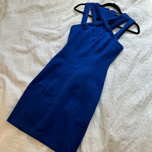 BLUE MINI DRESS BY GUESS